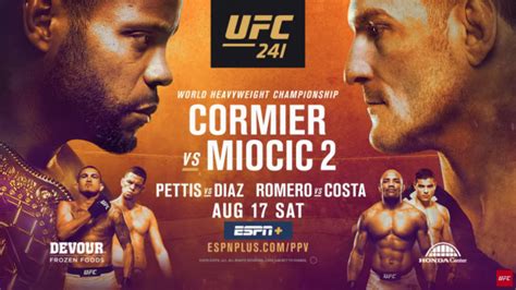 UFC 241: Cormier vs. Miocic 2 Fight Results .